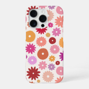 Colourful Blooms Big Pattern iPhone 16 Pro Case