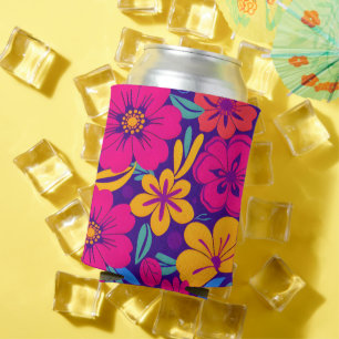 Colourful Blooms-Dopamine Style-Retro Flowers Can Cooler
