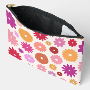 Colourful Blooms Large Pattern Accessory Pouch