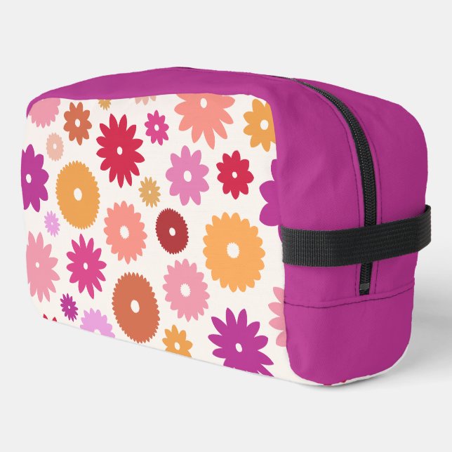 Colourful Blooms Large Pattern Dopp Kit (Left Corner)