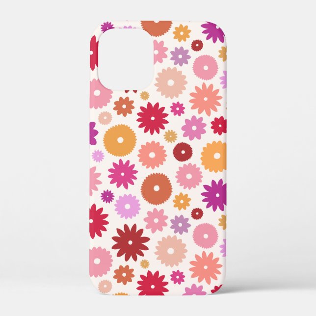 Colourful Blooms Pattern Case-Mate iPhone Case (Back)