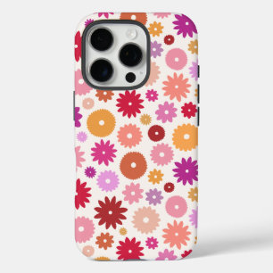Colourful Blooms Pattern iPhone 16 Pro Case