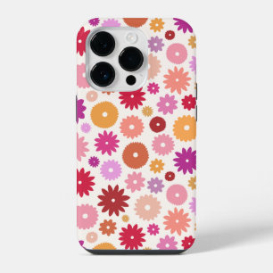 Colourful Blooms Pattern iPhone 14 Pro Case