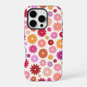 Colourful Blooms Pattern iPhone 16 Pro Case