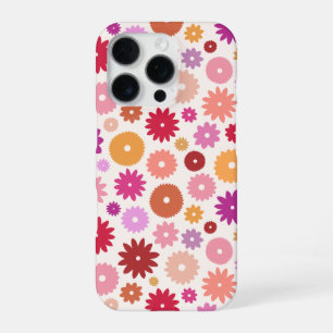 Colourful Blooms Pattern iPhone 16 Pro Case