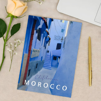 Colourful Blue Chefchaouen Morocco Medina Postcard