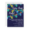 Colourful Blue Lanterns Going Away Party Invitatio