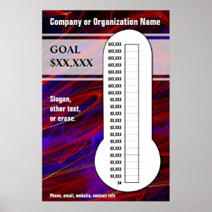 Colourful Blue & Magenta Chart