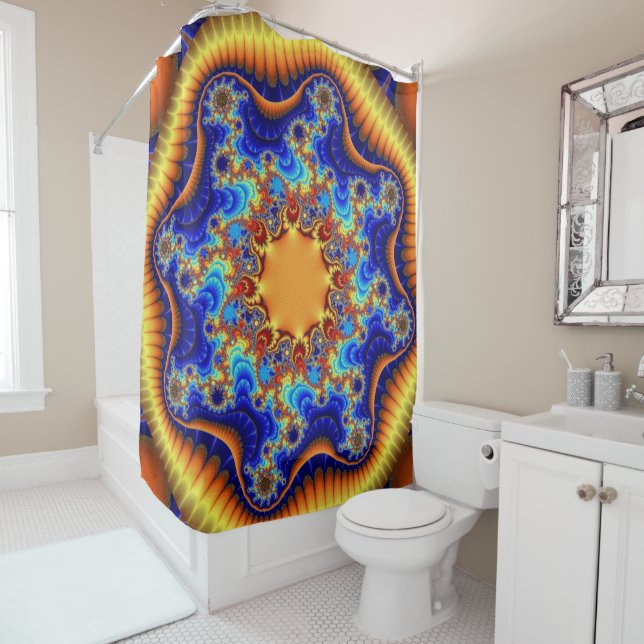 Colourful Blue, Orange and Yellow (In Situ)