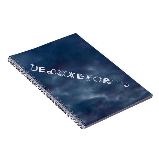 Colourful Blue Skies Notebook (Right Side)