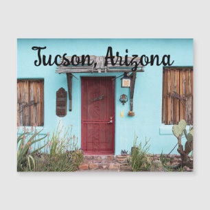 Colourful Blue Southwest home Tucson, Arizona