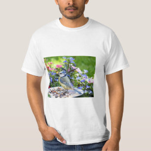 Colourful Blue sparrow T-Shirt