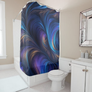 Colourful Blue Swirl Pattern