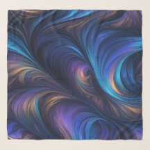 Colourful Blue Swirl Pattern