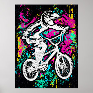 Colourful Bmx Poster - Bmx Bike - Bmx Bicycle