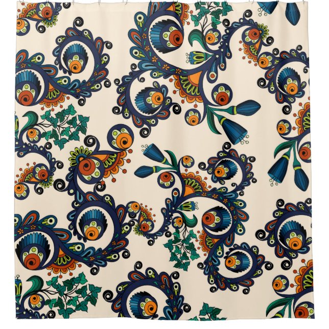 Colourful Bohemian Boho MOD Hippy Chic Pattern (Front)