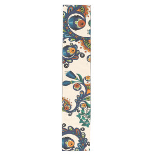 Colourful Bohemian Boho MOD Hippy Chic Pattern Medium Table Runner