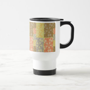Colourful Bohemian Patchwork Travel Mug