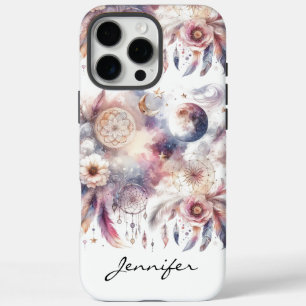 Colourful Boho Feather Dreamcatcher iPhone  16 Pro Max Case