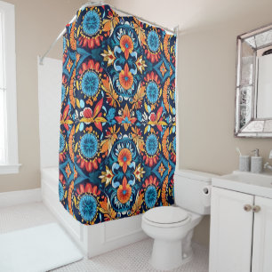 Colourful Boho Floral Elegance: Vibrant Mandala