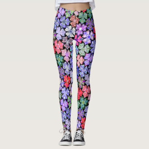 Colourful Boho Mandala Pattern Leggings