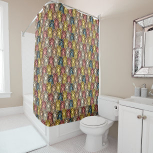 Colourful Boho Woodland Owl Pattern