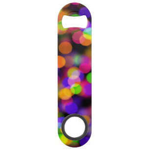 Colourful Bokeh Light Bubbles Bar Key