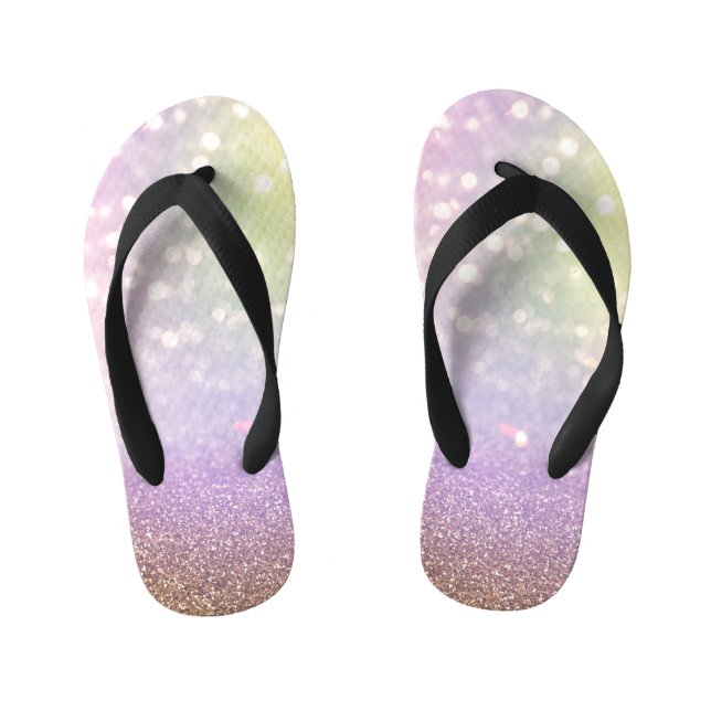 Colourful bokeh lights          kid's flip flops (Footbed)