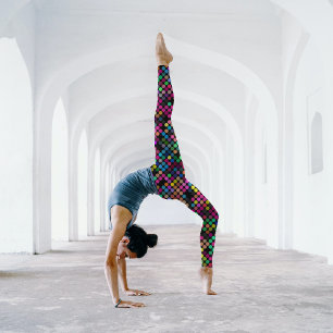 Colourful & Bold Polka Dots Pattern Cool Pop Art Leggings