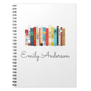 colourful books custom personalized bullet journal