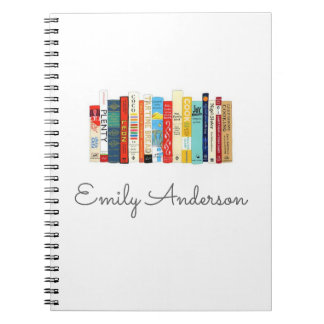 colourful books custom personalized bullet journal