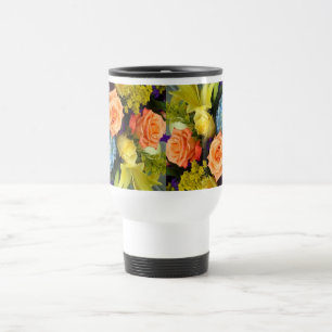 Colourful Bouquet Travel Mug
