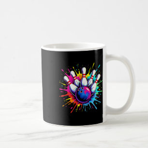 Colourful Bowling Game Day Bowling Cute Colorsplas Coffee Mug