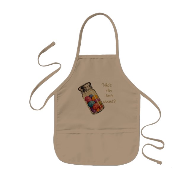 Colourful Brain Condiments Apron (Kids) (Front)