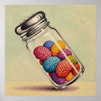 Colourful Brain Condiments