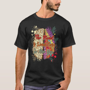 Colourful Brain Mental Health Quote School Psychol T-Shirt