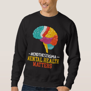 Colourful Brain Mental Health Sweatshirt