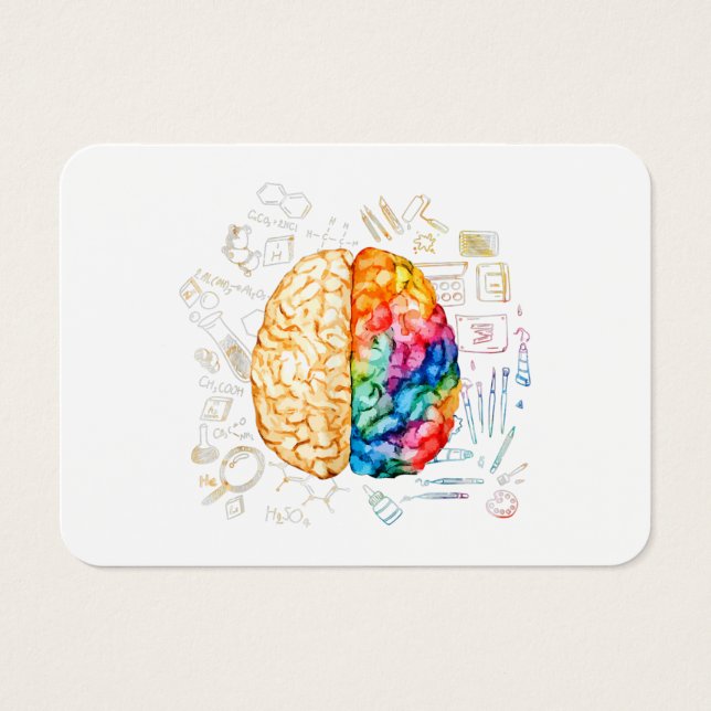 Colourful Brain - Science And Art - Neuroscience N (Front)