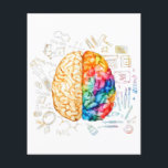 Colourful Brain - Science And Art - Neuroscience N<br><div class="desc">Colourful Brain - Science And Art - Neuroscience Neurologist</div>