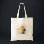 Colourful Brain - Science And Art - Neuroscience N Tote Bag<br><div class="desc">Colourful Brain - Science And Art - Neuroscience Neurologist</div>