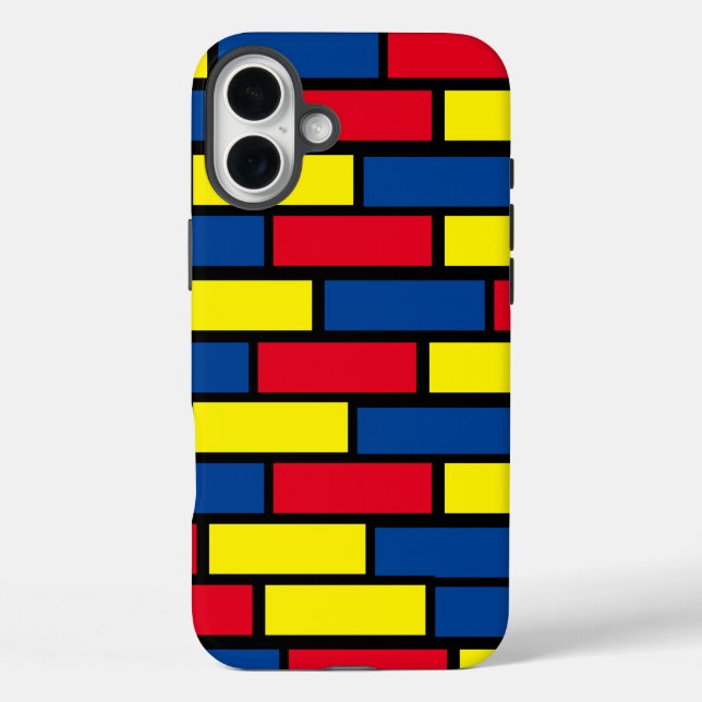 Colourful Bricks Phone Case (Back)