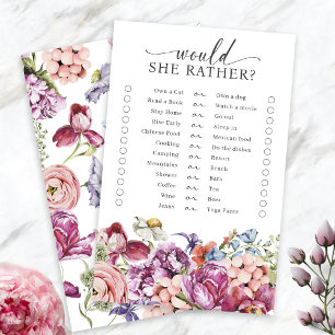 Colourful Bridal Shower Game