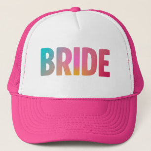 Colourful Bride Trucker Hat