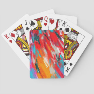 Colourful Bright Colours Playing Cards