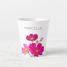 Colourful Bright Garden Cosmos Flowers Custom