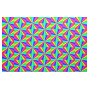 Colourful Bright Rainbow Fabric