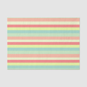 Colourful Bright Stripes Tissue Paper