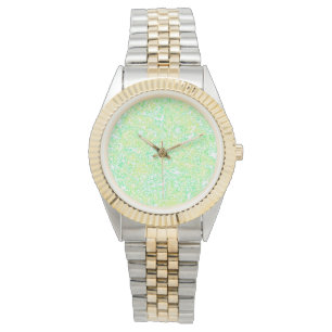 Colourful Bright Trippy Groovy Funky Hippie Marble Watch