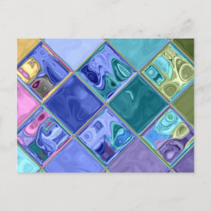 Colourful Bright Unique & Customizable Postcard