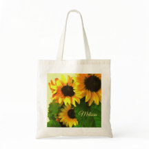 Colourful Bright Yellow Sunflowers Personalized